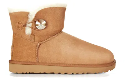 Ugg (wmns)  Mini Bailey Button Bling In Brown