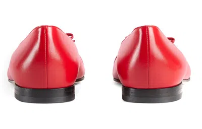 Gucci (wmns)  Ballet Flat With Double G Leather 'red'