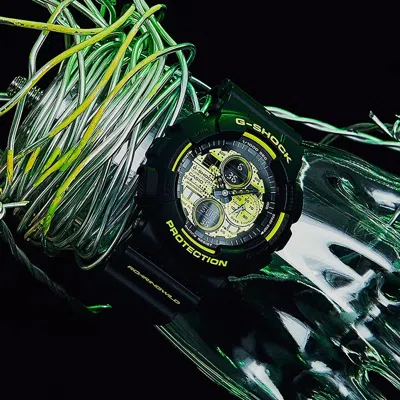 Casio G-shock Analog-digital 'black Green'