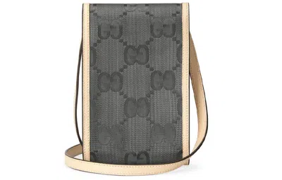 Gucci (wmns)  Logo Patternprint Off The Gridseries Singleshoulderbag Mini Darkgray