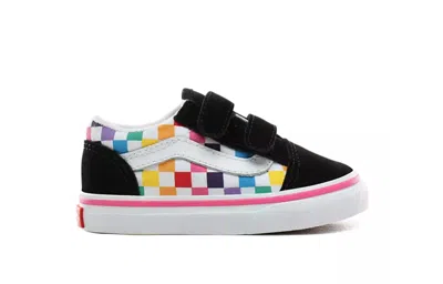 Vans (td)  Old Skool V 'rainbow Checkerboard' In Multi
