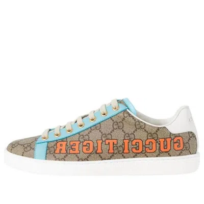 Gucci (wmns)  Ace Gg Supreme ' Tiger Print' In Brown