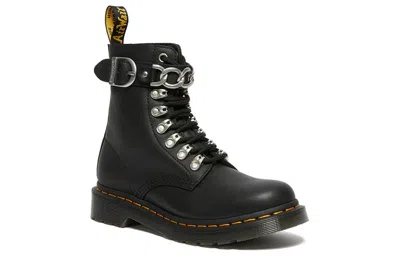 Dr. Martens (wmns)  1460 Pascal Chain Leather Lace Up Boot 'black'