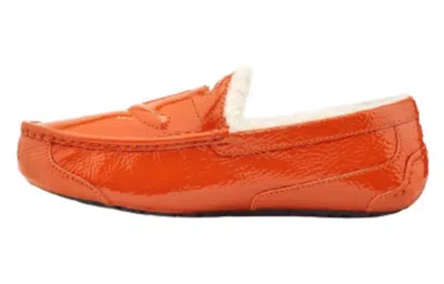 Ugg X Telfar Loafer Crinkle 'spicy Pumpkin' In Orange