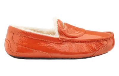 Ugg X Telfar Loafer Crinkle 'spicy Pumpkin' In Orange