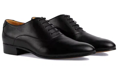Gucci Men's Adel Double G Leather Oxfords In Black