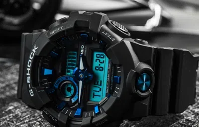 Casio G-shock Analog-digital 'black Blue'