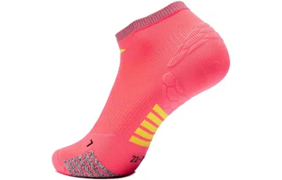Li-ning Running Short Socks 'neon Red' In Pink