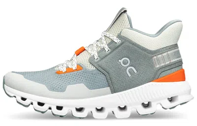 On Running (wmns)  Cloud Hi Edge 'cobble Grey Green' In Blue