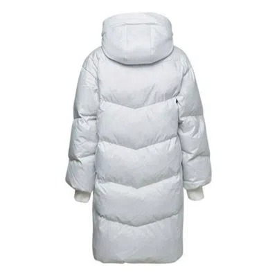 Converse (wmns)  Long Down Jacket 'white' In Blue