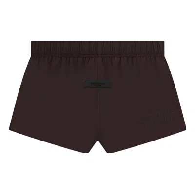 Essentials (wmns) Fear Of God  Ss23 Running Nylon Short 'plum' In Black