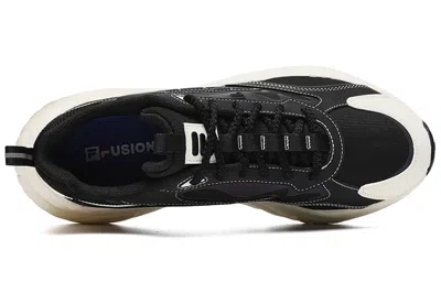 Fila Fusion Running Shoes 'black White Retro'
