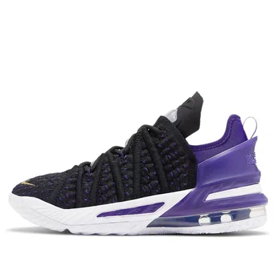 Nike (gs)  Lebron 18 'lakers' In Black