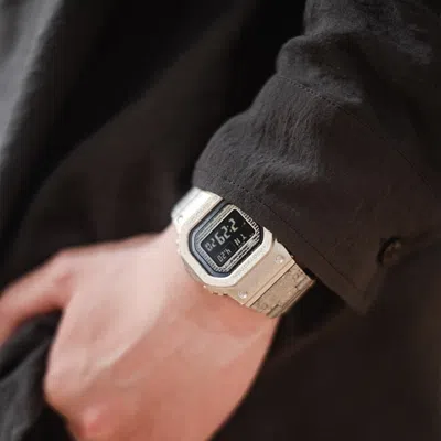 Casio G-shock Digital 'silver' In Gray