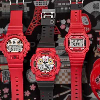 Casio G-shock Digital 'red'