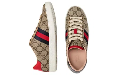 Gucci (wmns)  Ace Gg Supreme 'beige' In Multi