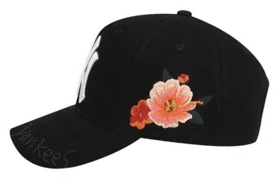 Mlb Rose Pattern Black Baseball Cap
