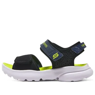 Skechers (gs)  Razor Splash 'black Lime' In Multi