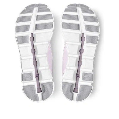 On Cloud 5 Low-top Mesh And Leather Sneakers In Pink