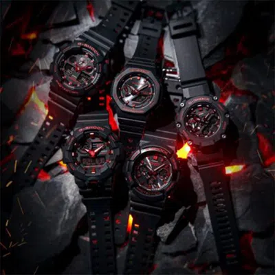 Casio Digital-analog 'black Red'