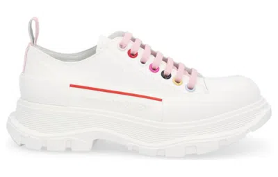 Alexander Mcqueen (wmns)  Tread Slick Low Lace Up 'white Multicolor'