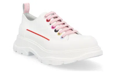 Alexander Mcqueen (wmns)  Tread Slick Low Lace Up 'white Multicolor'