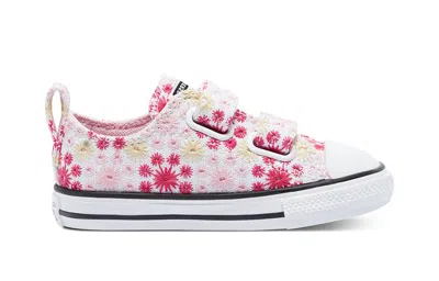 Converse (td)  Chuck Taylor All Star Low Top Embroidery Pink/yellow In Multi