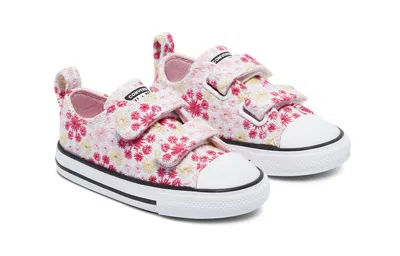 Converse (td)  Chuck Taylor All Star Low Top Embroidery Pink/yellow In Multi