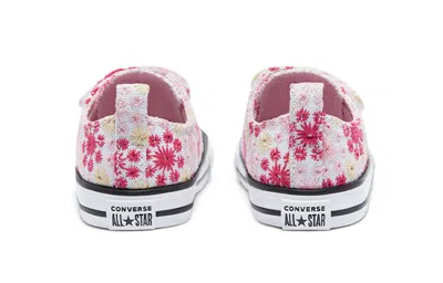 Converse (td)  Chuck Taylor All Star Low Top Embroidery Pink/yellow In Multi