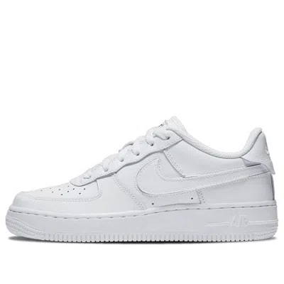Nike (gs)  Air Force 1 Low 'all Star - Swoosh Pack' In White