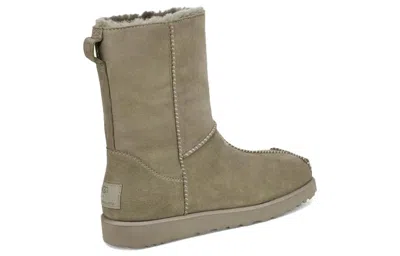 Ugg Block Boot Snow Boots Gray In Brown