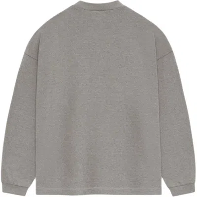 Essentials Fear Of God  Long-sleeve T-shirt 'heather Grey'