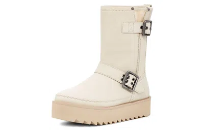 Ugg (wmns)  Classic Rebel Biker Short Boot 'bone' In Neutral