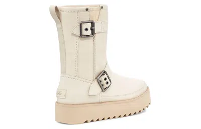 Ugg (wmns)  Classic Rebel Biker Short Boot 'bone' In Neutral