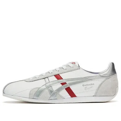 Onitsuka Tiger Runspark 'white Silver Red' In Gray
