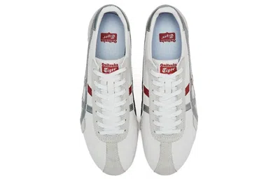 Onitsuka Tiger Runspark 'white Silver Red' In Gray