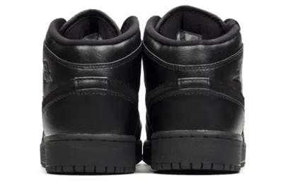 Air Jordan (gs)  1 Mid 'deep Black'