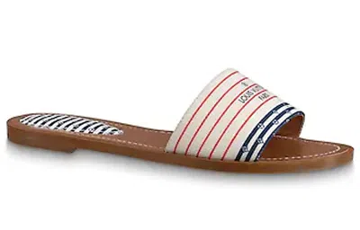 Pre-owned Louis Vuitton (wmns)  Lock It Slides 'red White Blue' In Multi