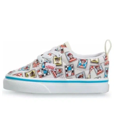 Vans (td)  Where's Waldo? X Era Elastic Lace 'postage' In Animal Print