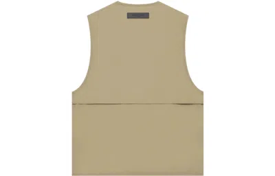 Essentials Fear Of God  Ss22 Work Vest 'oak' In Brown