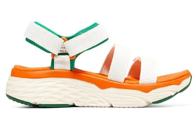 Skechers (wmns)  Max Cushioning 'white Orange Green' In Multi