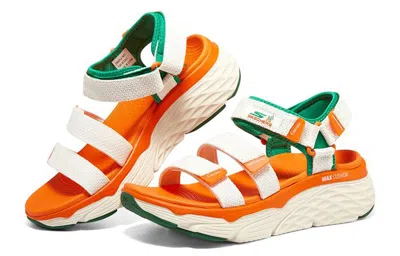 Skechers (wmns)  Max Cushioning 'white Orange Green' In Multi