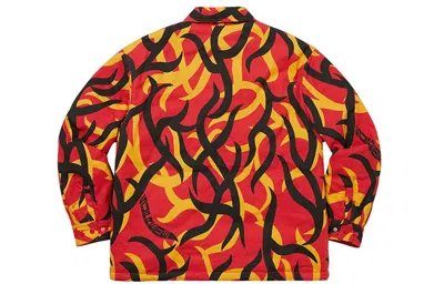 Supreme Fw19 Week 8 Reversible Puffy Work Jacket In Multi
