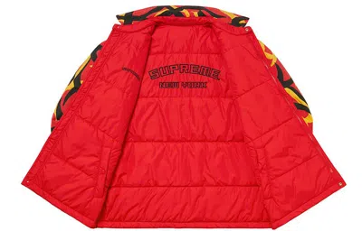 Supreme Fw19 Week 8 Reversible Puffy Work Jacket In Multi