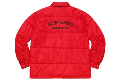 Supreme Fw19 Week 8 Reversible Puffy Work Jacket In Multi