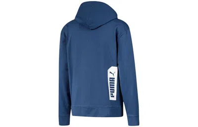 Puma Nu-tility Logo Jacket 'navy' In Blue