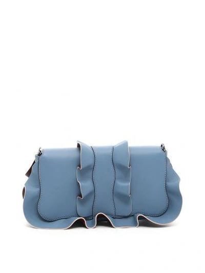 Shop Fendi Baguette Waves Bag In Ceruleo+bdx+rut.ubl|rosa