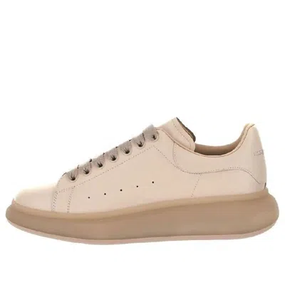 Alexander Mcqueen Oversized Low-top Sneakers 'beige' In Brown