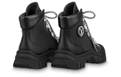 Pre-owned Louis Vuitton (wmns)  Lv Ruby Flat Ranger Boots 'black'