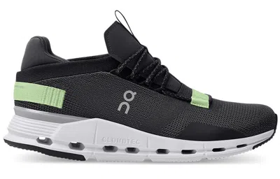 On Running Cloudnova 'eclipse Meadow Green' In Black